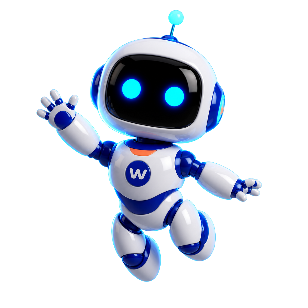 Wobbie, your chrome iridescent AI partner